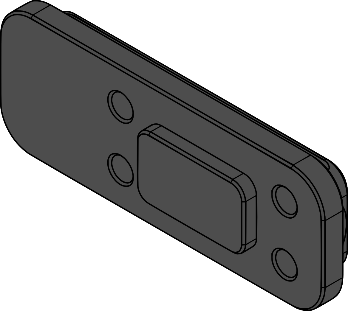 SPUHR RDF-40225KC Holosun™ Magnifier Mount H57mm/2.25" PIC – Image 2