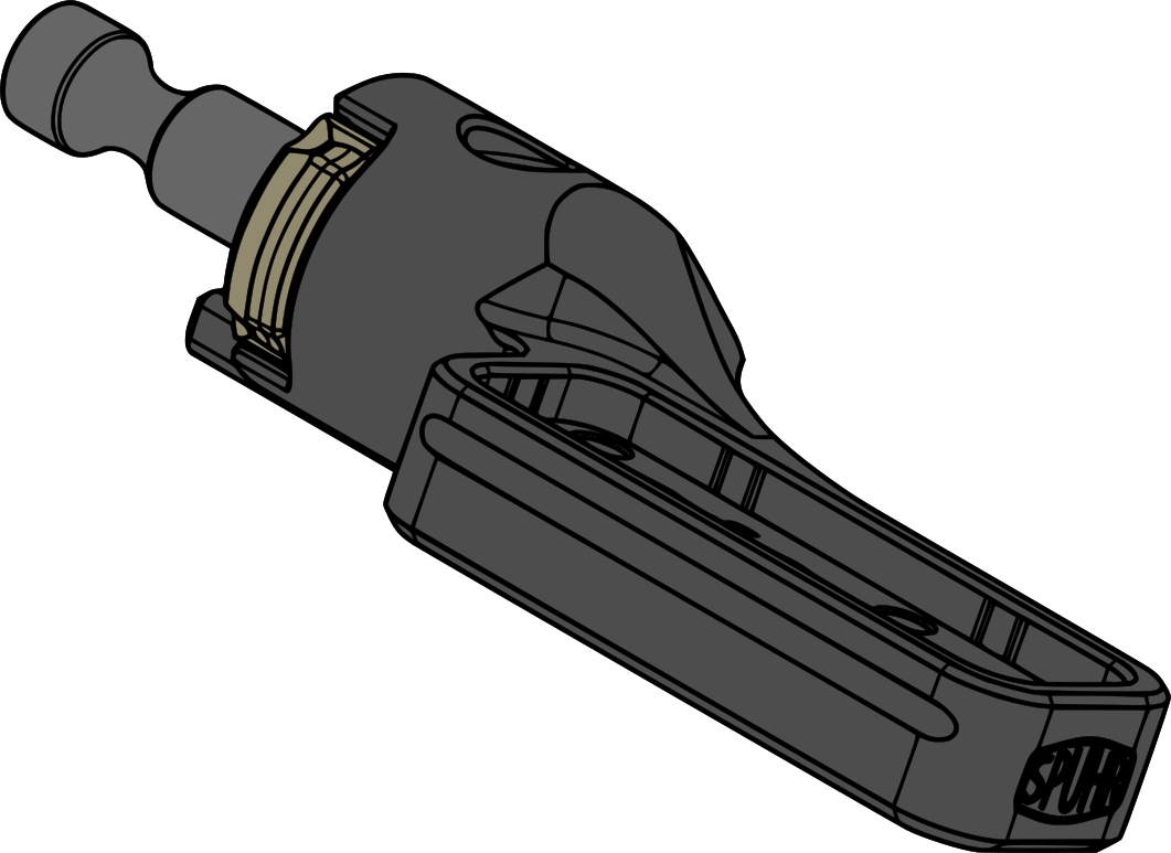 SPUHR RDF-40225KC Holosun™ Magnifier Mount H57mm/2.25" PIC – Image 3