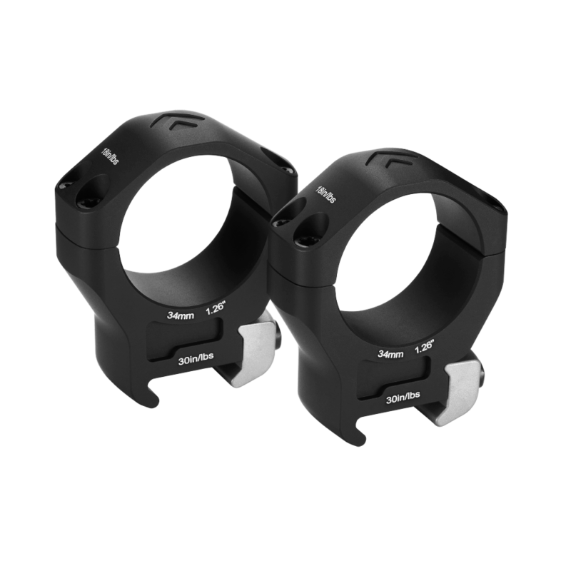 ARKEN OPTICS HALO Ti Titanium 34 Scope Rings