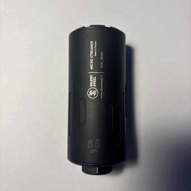SILENT STEEL Micro Streamer acier filetage direct  308/300Blk - Ancien modèle de démonstration