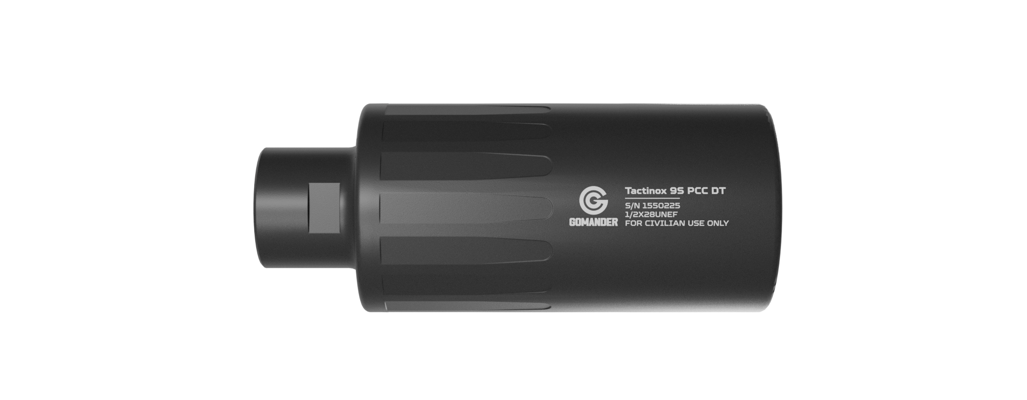 GOMANDER Silencieux TACTINOX 9S PCC DT 1/2x28 – Image 2