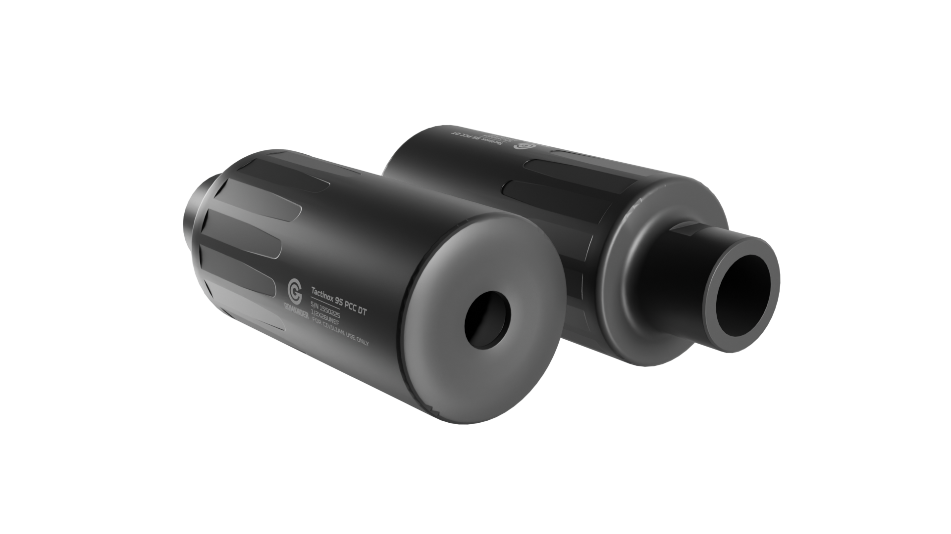 GOMANDER Silencieux TACTINOX 9S PCC DT 1/2x28 – Image 3