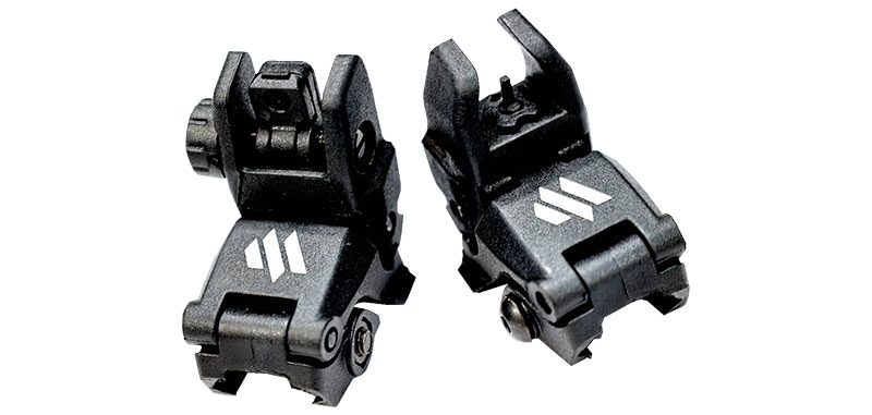 META TACTICAL Hausse et guidon polymère noire