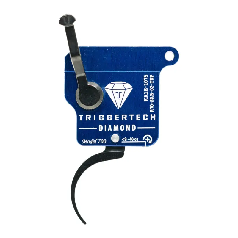 TRIGGERTECH Rem 700 Detente Single Stage Black Rough Diamond Pro : R70-SAB-02-TNP