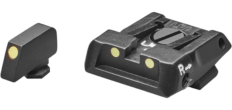 LPA SPL16GL - POUR GLOCK AVEC LUMINESCENT DOTS