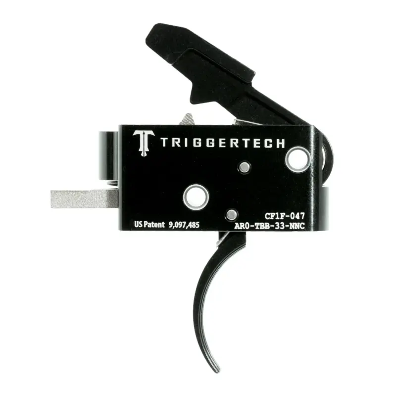 TRIGGERTECH AR15 Two Stage Black Competitive Courbé : AR0-TBB-33-NNC