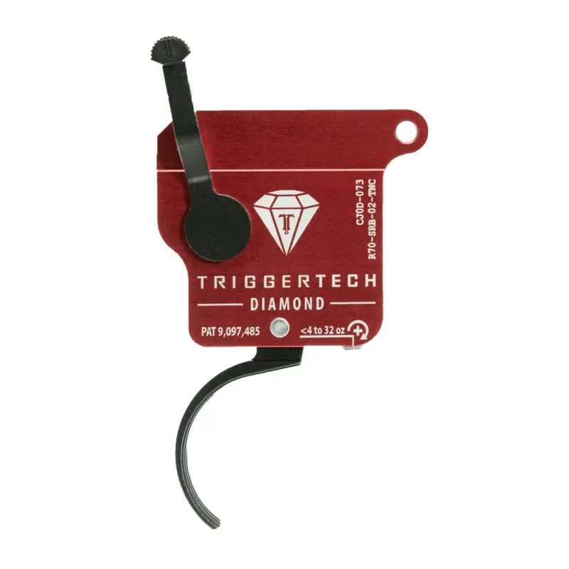 TRIGGERTECH Rem 700 Clone Single Stage Black Diamond Curved : R70-SRB-02-TNC