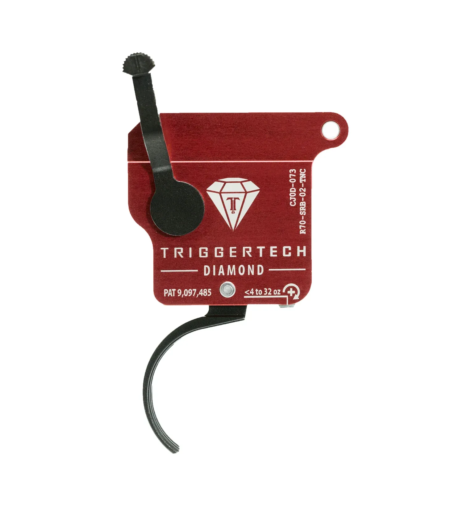 TRIGGERTECH Rem 700 Clone Single Stage Black Diamond Curved : R70-SRB-02-TNC