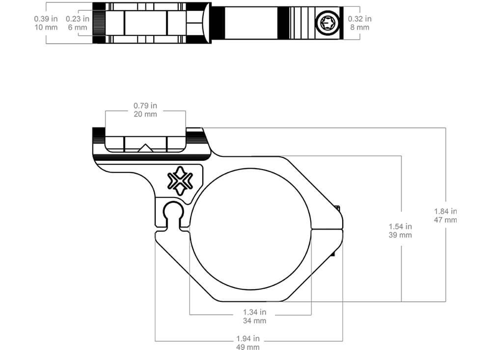 VECTOR OPTICS Bubble Level Offset Level Ring GenII 34 mm – Image 7