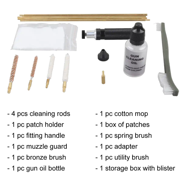 VECTOR OPTICS KIT NETTOYAGE 4.5MM 22LR – Image 5