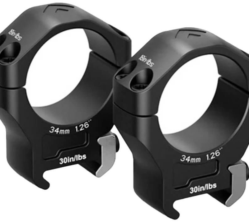 ARKEN OPTICS HALO Ti Titanium 34 Scope Rings : Hauteur 32mm