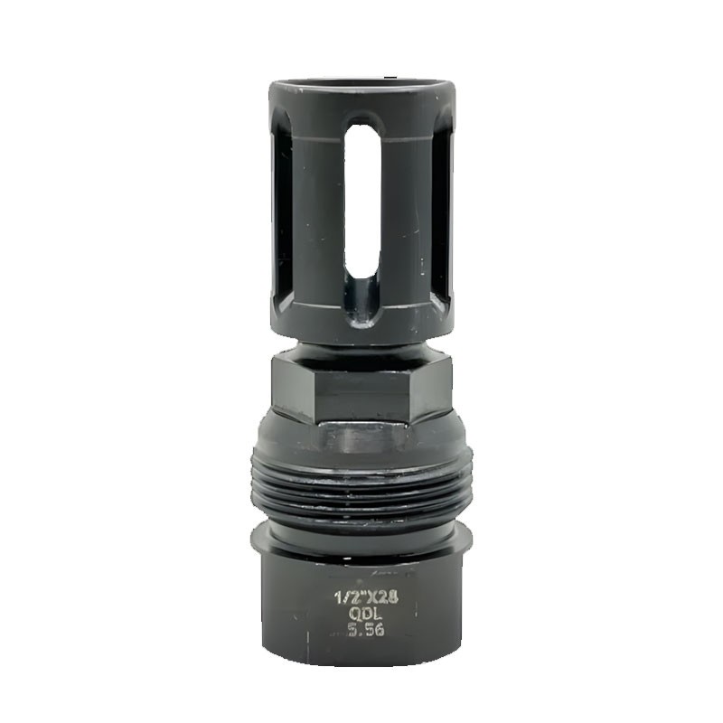 SILENT STEEL QD Flash hider A1 1/2x28 Long RDS en QD/L (Gen 3)