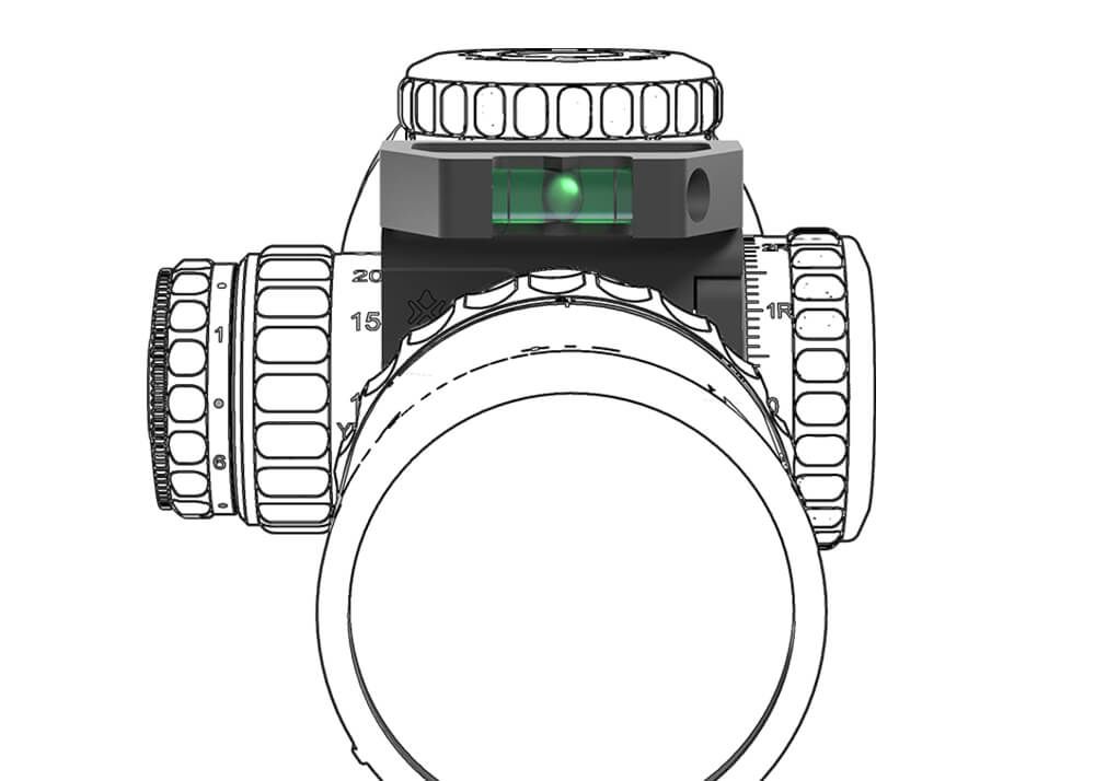 VECTOR OPTICS Turret Mark Reader 34 mm with Bubble Level – Image 10