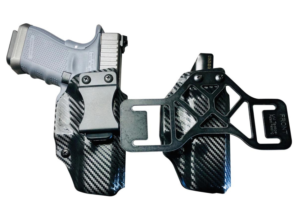 UM TACTICAL Qualifier Holster G26 RH avec Strap et Clip